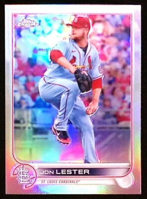 Jon Lester 2022 Topps Chrome Sonic Refractor #187 - Image 1 of 2