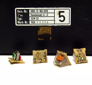 Kanaleinsatz A...D für SEL SEM52 / SEM 52 Funkgerät, Quarz-Set A5 bis D5, OVP - Bild 1 von 1