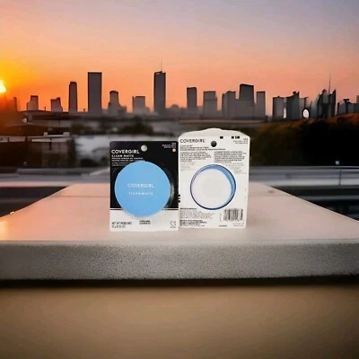 NEW CoverGirl Clean Matte Pressed Powder Medium Light 535 0.35 oz Lot Of 2 - Image 1 of 4