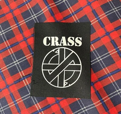 Crass "Logo" DIY Patch- Punk Crust Black Flag Off Leftover Crack