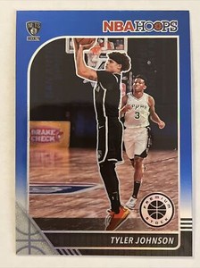 2019-20 Hoops Premium Stock Prizms Blue #155 Tyler Johnson Parallel!