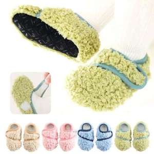 Toddler Baby Girls Boys Toddlers Soft Fur Warm House Slippers Cotton Socks Shoes - Picture 1 of 16
