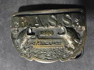 1990 Bass Anglers Sportsman Society Belt Buckle - Picture 1 of 3