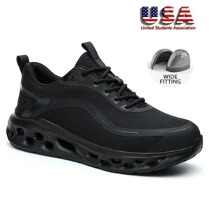 Scarpe Antinfortunistiche Uomo Punta Acciaio Sneakers da Lavoro Indistruttibili Antistrappo - Foto 1 di 12