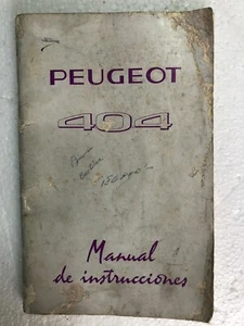 Antique Peugeot 404 Manual - 3rd Edition - Picture 1 of 4