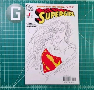 Supergirl #1 (2005) NM 2nd Print Michael Turner Sketch Variant Cover DC Comics - Picture 1 of 8