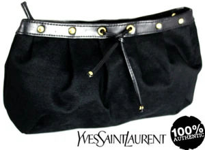 Bolso sin asas 100 % AUTÉNTICO edición limitada YSL COUTURE BELLEZA MAQUILLAJE con tachuelas firma - Imagen 1 de 6