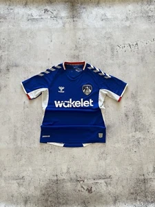 Oldham Athletic 2019/2020 Hummel Home Soccer Jersey,Football Shirt,Men’s Size S - Picture 1 of 10