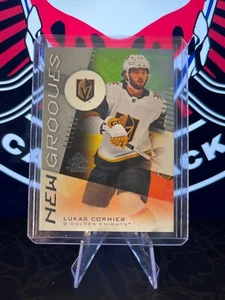 Lukas Cormier 2024-25 UD SP Game Used New Grooves Rookie Vegas #NG-15 - Bild 1 von 2