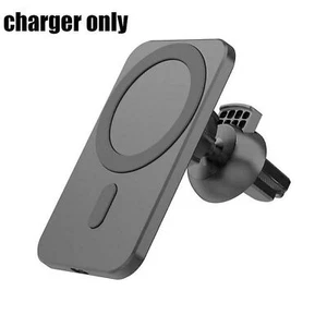 1x 15W Magnetyczne bezprzewodowa ładowarka samochodowa Uchwyty do iPhone'a 12 Pro Max Szybkie ładowanie - Zdjęcie 1 z 9