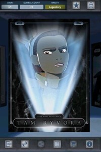 Star Wars Card Trader - Legendary 2021 Monument Tam Ryvora 22cc