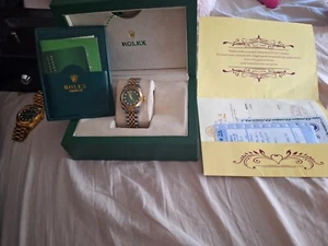 Rolex Datejust green Men's Watch - 69173 - Picture 1 of 1