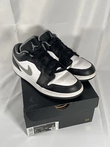 Size 7Y - Air Jordan 1 Black Medium Grey - Picture 1 of 5