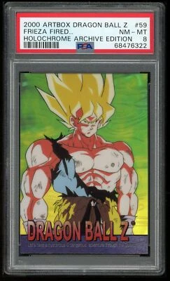 Dragon Ball Z ArtBox Holochrome 59 Super Saiyan Son Goku 2000 PSA 8 68476322 - Image 1 of 2