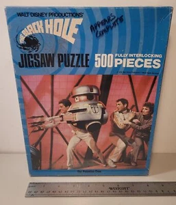 VTG 1979 Walt Disney THE BLACK HOLE 500Pc Puzzle Looks Complete/Whitman Resealed - Picture 1 of 8