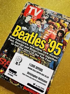 GUÍA DE TV DE COLECCIÓN BEATLES 95 EDICIÓN ESPECIAL COLECCIONISTAS PAUL RINGO GEORGE RARA - Imagen 1 de 6