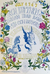 Iron Butterfly at the Avalon [Juli 1968] Original Vintage Rock Konzert Poster - Bild 1 von 6