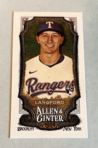 Wyatt Langford 2024 Topps Allen & Ginter #278 Mini Rookie RC Texas Rangers - Picture 1 of 2