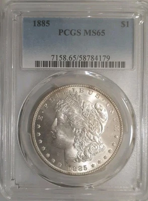 1885 Morgan Dollar PCGS MS 65 - Image 1 of 4