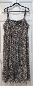 Nuevo con etiquetas Vestido Torrid Midi Chifón Micro Floral Talla 3X Bolsillos Femenino Avencionado Casa de Campo - Imagen 1 de 15