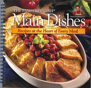 The Pampered Chef Doris Christopher's Main Dishes Cookbook 2000 PB Coil Bound - Picture 1 of 1