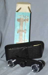 Opera Glasses Theater Luxostar, ROW Rathenow, GDR, Black, Case, Original Box - Picture 1 of 6