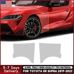 Fender PreCut Paint Protection Film Clear PPF TPU For Toyota GR Supra 2019-2023 - Picture 1 of 18