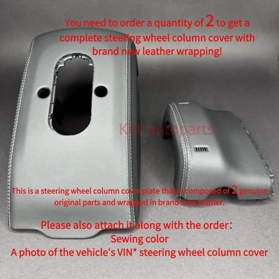 ¡NUEVO! FUNDAS DE CUERO PARA PORSCHE 911 991 981 982 718 CXX CUERO NEGRO Y COSTURAS Foto 1 de 4