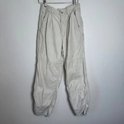 Citizens of Humanity Surplus Cargo Pants Women's Size 25 Beige Pleated Utility - Image 1 of 4