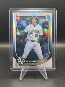 2025 Bowman Chrome Nick Kurtz Red Rookie Refractor Athletics ROY Buyback - Bild 1 von 2