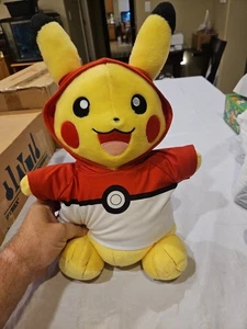 Costruisci un orso officina Pikachu Pokemon peluche con cappuccio grande peluche - Foto 1 di 14