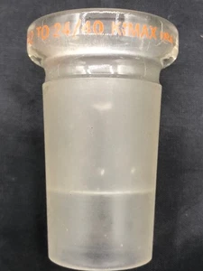 KIMAX Glass 24/40 Outer 29/42 Inner Enlarging Bushing Adapter 26500-2429 (1/cs) - Picture 1 of 8