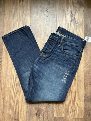 BNWT Abercrombie & Fitch Men’s Dark Blue Washed Look Jeans, Size W32”/30” Leg - Image 1 of 4