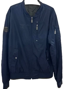 DAF Lightweight Bomber Jacket / In Navy - Size Large - Picture 1 of 6