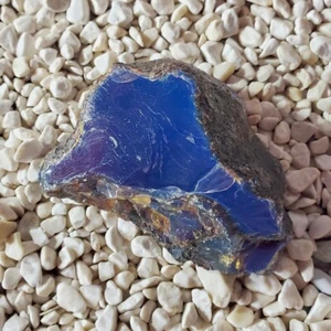 Indonesian Blue Amber Rough Specimen 104 Grams #67 - Picture 1 of 8