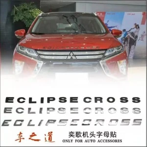 Mitsubishi Front Hood Emblem Logo 3D Badge Nameplate Founder "ECLIPSE CROSS" - Picture 1 of 13