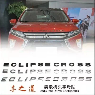 Mitsubishi Front Hood Emblem Logo 3D Badge Nameplate Founder "ECLIPSE CROSS" - Imagem 1 de 4