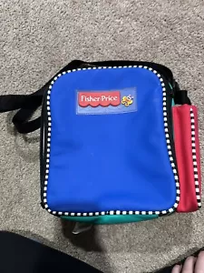 Vintage fisher Price Lunch Box Super Clean!! Blue Green Red  - Picture 1 of 8