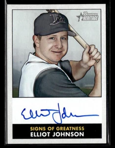 2007 Bowman Heritage Signs of Greatness #EJ Elliot Johnson F - Picture 1 of 2