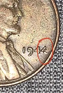 1944 ERROR PENNY MISPRINTED “4” In 1944 MINTING ERROR VERY RARE 1 OF 1 GEM 📈💎 - Picture 1 of 3