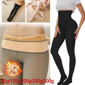 1-2PC Women Thermal Footed Tights Warm Winter Stretch Stockings Pantyhose US - Picture 1 of 45