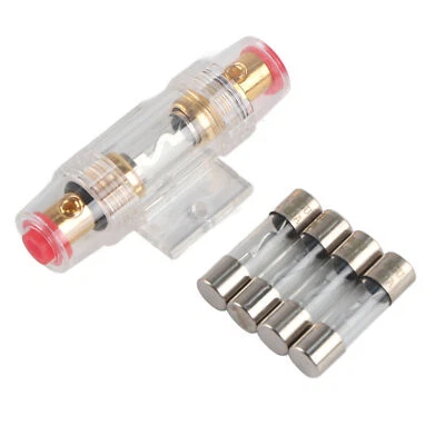 Porte-fusible 12 V Voiture Auto Véhicule Stéréo Audio AGU Boîte à Fusibles - Photo 1/4