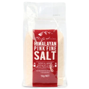 Chef's Choice Himalayan Pink Rock / Fine Salt 1kg - Picture 1 of 4