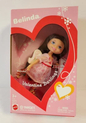 2003 Valentine Darlings Belinda Doll B6473 4" Tall Mattel Vintage New - Image 1 of 4