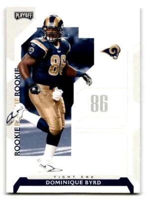 2006 Playoff NFL Playoffs #123 Dominique Byrd - Image 1 of 2