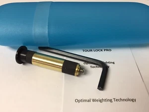 Contador de peso Tour Lock Pro 50 gramos (negro) para putters con herramienta de bloqueo y manual - Imagen 1 de 7