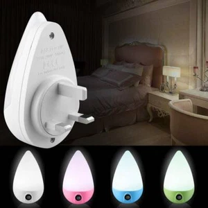 Automatic LED Child Safety Night Light Plug in Energy Saving Dusk Dawn Sensor - Picture 1 of 10