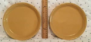 2 Longaberger BUTTERNUT Bread Plate / Dish (O34) - Picture 1 of 10