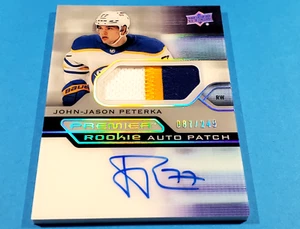2021-22 UPPER DECK UD PREMIER JOHN-JASON PETERKA ROOKIE AUTO PATCH SIGNATURE #99 - Picture 1 of 11