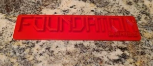 Tesla Cybertruck 3D Print Foundation Series Plaque in Red - Bild 1 von 1